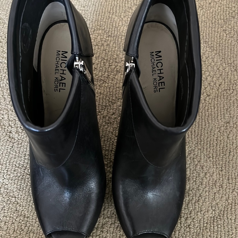 Michael Kors, Size 9, black booties, perfect condition. Never worn.